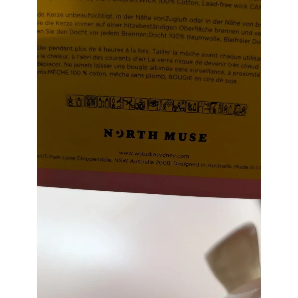 NORTH MUSE Esoteric Gift Set Of 3 Candles 2oz Soy Wax Lily Lavender Jasmine Lot